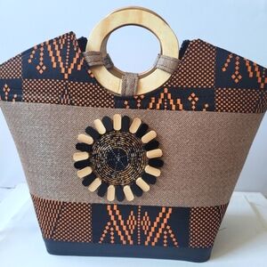Women handbag, hand-made fabric bag, mother's day gift